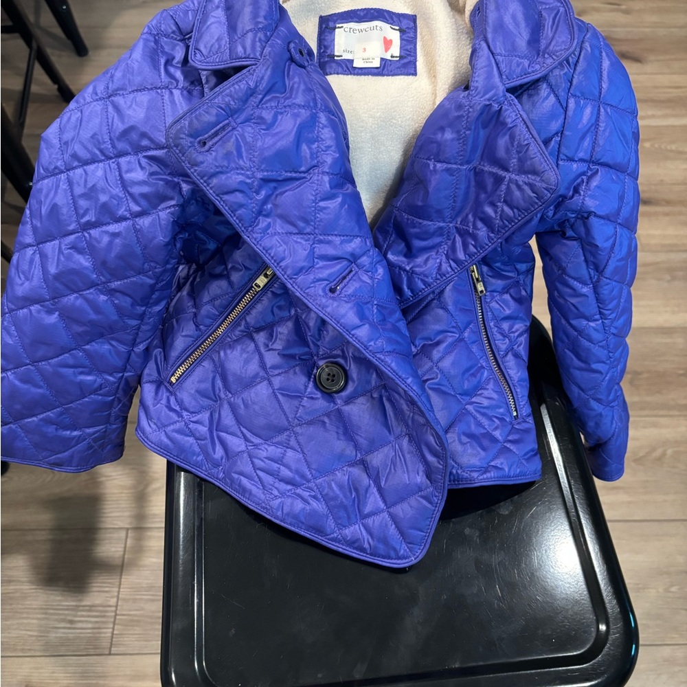 Crewcuts Royal Blue Quilted Puffer Jacket